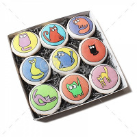 "Коты цветные" средний "Коты цветные" средний