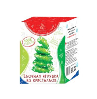 Елочное украшение из кристаллов