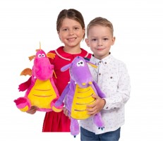 Новогодний подарок мягкая игрушка драконы Паскаль и Тесса
