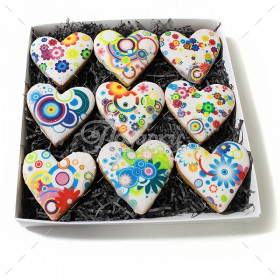 Сердца цветные Сердца цветные