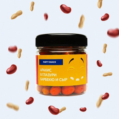 Арахис в глазури барбекю