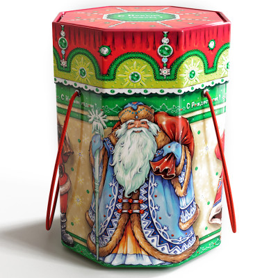 Подарок со сладостями на новый год Парад Дедов Морозов Подарок со сладостями на новый год Парад Дедов Морозов