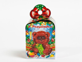 Сладкий подарок на Новый год в красивой упаковке Ярмарка чудес