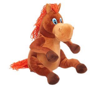 Сладкая мягкая игрушка на новый год Конь Юлий Сладкая мягкая игрушка на новый год Конь Юлий