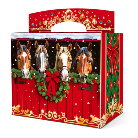 Подарок на новый 2026 год Кони в стойле Подарок на новый 2026 год Кони в стойле