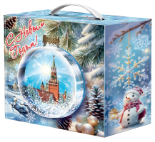 Сладкий сувенир с конфетами Красная площадь Сладкий сувенир с конфетами Красная площадь