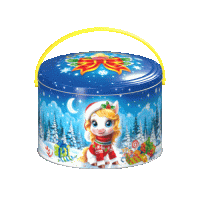 Подарок со сладостями на новый год коняшка Крендель