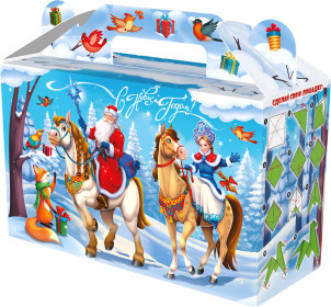 Детский подарок с конфетами Лошадиная прогулка Детский подарок с конфетами Лошадиная прогулка