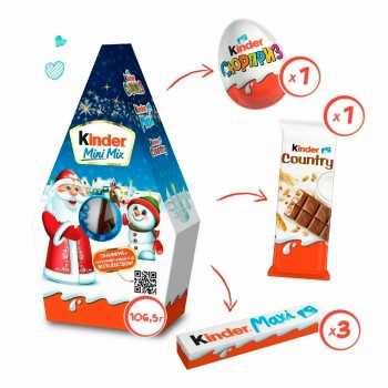 Подарочный набор Kinder Mini Mix, 106,5 г