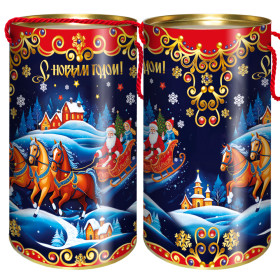 Новогодний сладкий подарок в тубе Подарочек Новогодний сладкий подарок в тубе Подарочек