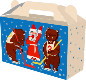 Детский подарок со сладостями Шайбу Детский подарок со сладостями Шайбу