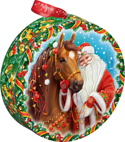 Новогодний подарок со конфетами Улыбашка Новогодний подарок со конфетами Улыбашка