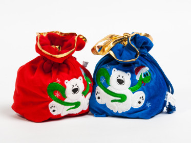 Мешочек сладостей подарок с конфетами на 2026 год