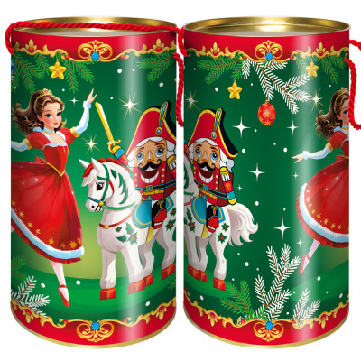 Подарок на новый год с конфетами Узорная