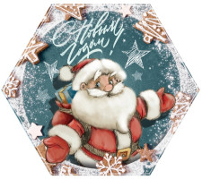 Премиальный новогодний подарок в шляпной коробке Стиль-ка