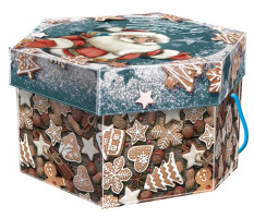 Премиальный новогодний подарок в шляпной коробке Стиль-ка