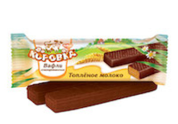 Вафли "Коровка вкус топленое молоко глазированные"