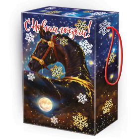 Новогодний подарок на год лошади Вороной Новогодний подарок на год лошади Вороной