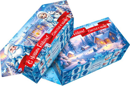 Детский подарок на 2026 год конфета Снежный город Детский подарок на 2026 год конфета Снежный город