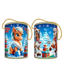 Новогодний подарок со сладостями Забава Новогодний подарок со сладостями Забава