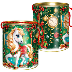 Новогодний подарок со сладостями Золотая подкова Новогодний подарок со сладостями Золотая подкова